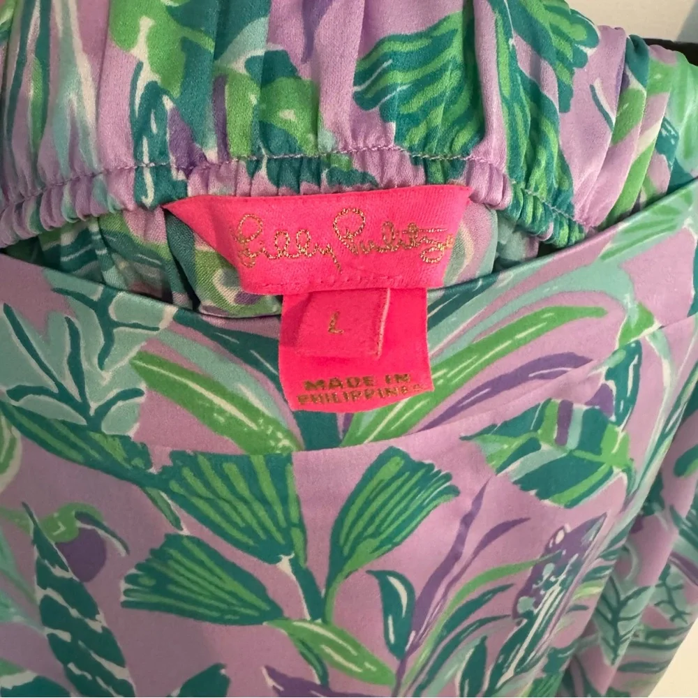 Lilly Pulitzer Vibrant Leaf Midi Skirt
